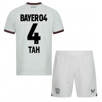 Bayer Leverkusen Jonathan Tah #4 Replica Away Minikit 2023-24 Short Sleeve (+ pants)